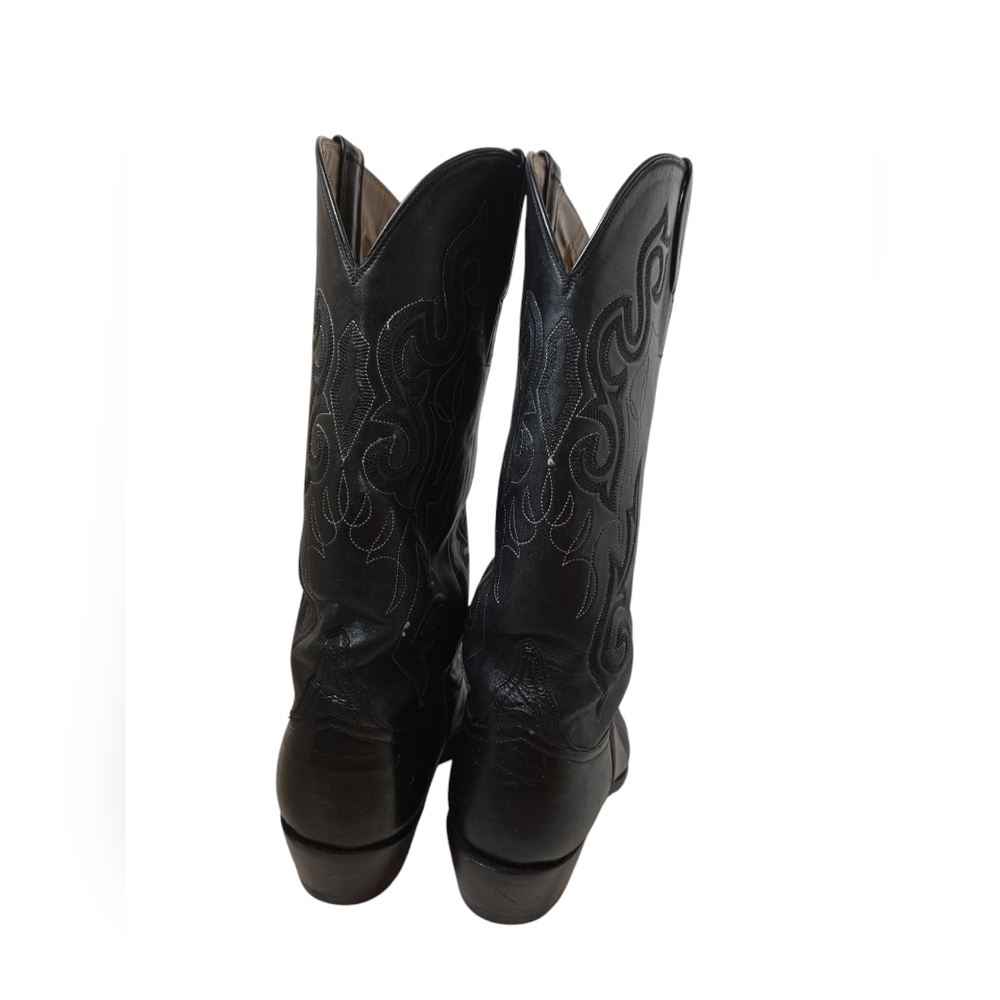 Lucchese Men's Cowhide Western Boots - Round Toe Size 8 - Picture 4 of 8